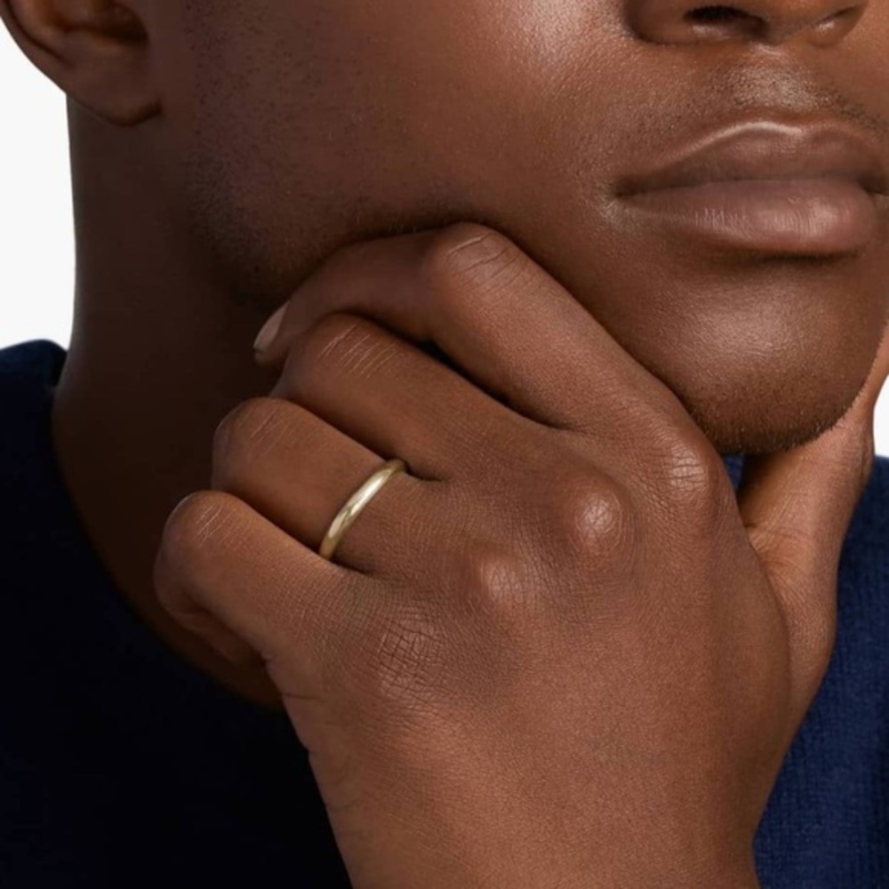 14k Yellow Gold filled Stackable 3mm Ring Wedding Band